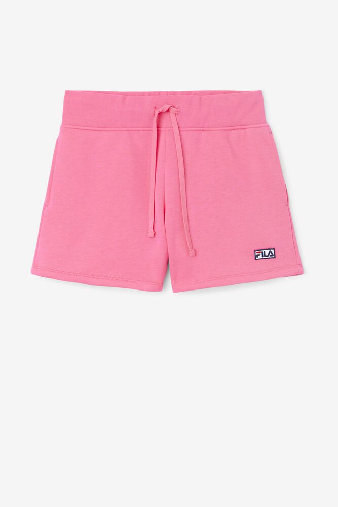 Fila Diara High Rise Pink Shorts Womens - NZ 85012-BIJK